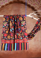 Pashmina Kalamkar Needle Work Scarf D#02 - Multi