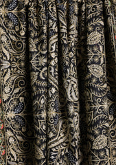 Pashmina Embroidered Jaaldar Shawl D#15 - Black