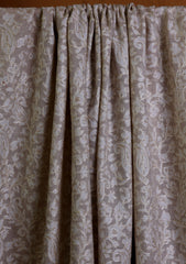 Pashmina Jamawar Ari Work Shawl D#05 - Fawn