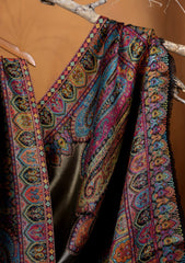 Pashmina Zari Jamawar Shawl D#03 - Black