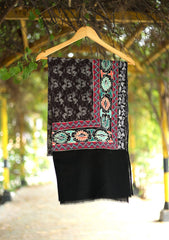 Pashmina Ari Work Scarf D - 08 - Black