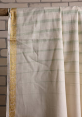 Jacquard Lawn Summer Shawl D#32 - Aqua