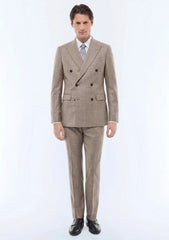 Loro Piana Sunset Silk & Cashmere Fabric - Fawn