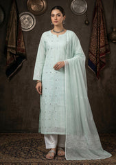 Formals - Riwaj - Fancy 26 - Ari & Mukesh Work - 2 Pcs - D#01 - LS Green