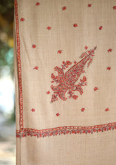 Pashmina Wool Kashmiri Shawl D - 11 - Skin