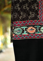 Pashmina Ari Work Scarf D - 08 - Black