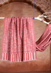 Pashmina Jamawar Scarf D#80 - Maroon