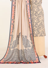 Winter - Rubaaiyat - D Prints - Marina 26 - Wool Shawl - RPM#02 - Skin