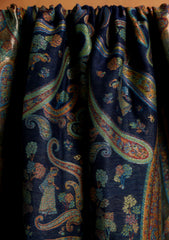 Pashmina Zari Jamawar Shawl D#16 - Blue