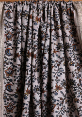 Pashmina Embroidered Jaaldar Shawl D#11 - Fawn