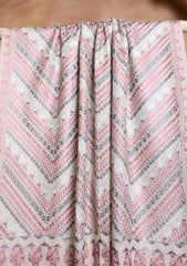 Pashmina Ari Work Jaaldar Scarf D#11 - L Skin