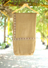 Ari Work Wool Shawl D - 108 - Brown