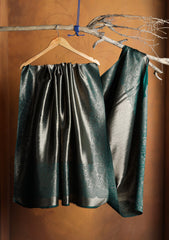 Pashmina Zari Jamawar Shawl D#14 - D Green