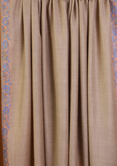 Pashmina Kashmiri Border Shawl D#173 - Skin