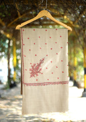Pashmina Wool Kashmiri Shawl D - 10 - Skin