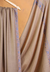 Pashmina Kashmiri Border Shawl D#173 - Skin