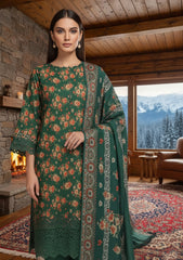 Winter - Riwaj - Printed Marina - 3 Pcs - Wool Shawl 25 - D#79