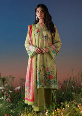 Lawn - Sahar - Mirha 26 - SS1-26-01 - Olive Petal