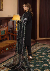 Lawn - Sahar - Festive Chikankari - CK-25-V1-08 - Raven Poise