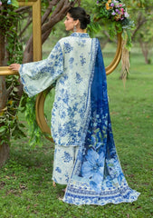 Lawn - Elaf Premium - Bridgerton Prints 26 - EPB#07B - FIORI D'AVORIO