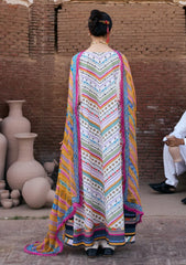 Lawn - Kahf Premium - Aangan Chiffon Prints 26 - KPS#02A - YASMEEN