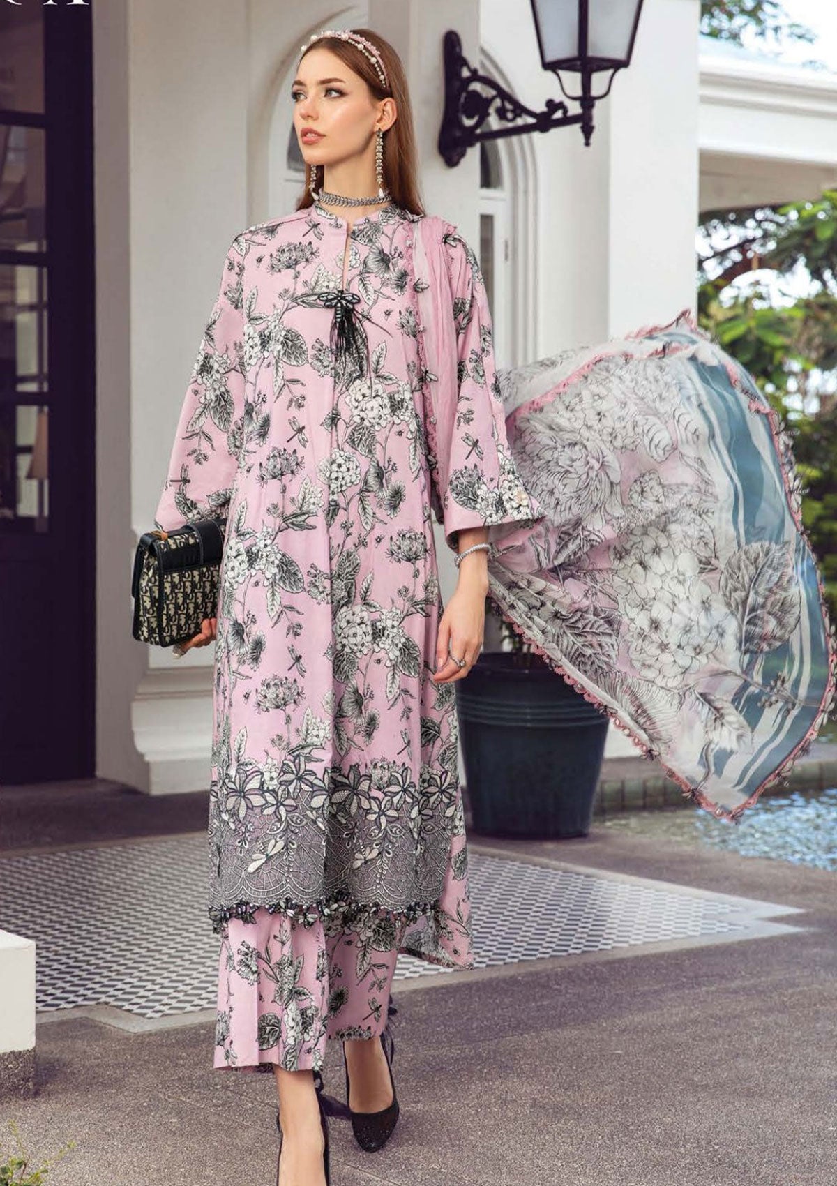 Winter Collection - Maria B - M Prints - MMW23#8B – Saleem Fabrics