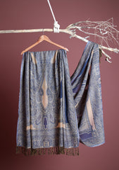 Water Wool Jamawar Shawl D - 01 - Multi 57