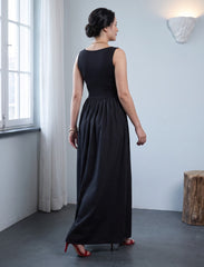 Pret - Moven - Indigo Cotton Women's Frock - Black