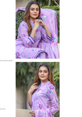 Lawn - Sidra Aleem - Print Series 25 - Purple