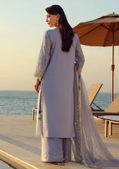 Lawn - Marwat Textiles - Gulmina - Unstitched 25 - D#06 - Periwinkle