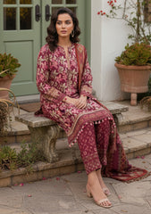 Winter - Riwaj - Printed Marina - 3 Pcs - Wool Shawl 25 - D#59