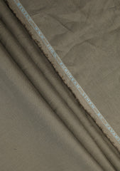 Italian Europen Cavani Selvage Self Texture Linen Fabric - Mehandi