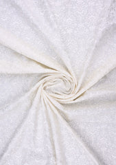 Elite Men China Boski Dery Silk Embroidered 6 Pound Brown Selvage - Off White