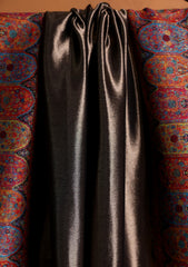 Pashmina Zari Jamawar Shawl D#01 - Black