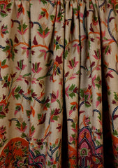 Pashmina Qalamkari Needle Work Shawl D#08 - Multi 1