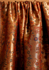 Pashmina Zari Jamawar Shawl D#221 - Rust