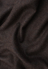 Drago Rugby Flannel Super 130's Wool Fabric - D Brown