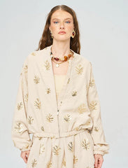 Pret - Moven - Stylish Modern Summer Women's Jacket - Skin