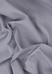 Loro Piana Trilogy Cot & Silk Fabric - L Grey