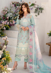 Lawn - Asifa & Nabeel - Azalia Luxury 25 - Bells of Ireland (AZL25-10)
