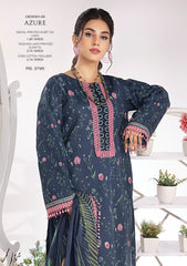 Lawn Collection - Rang Rasiya - Breeze - D#06 Azure