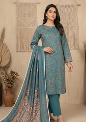 Winter - Rubaaiyat - D Prints - Marina 26 - Wool Shawl - RPM#15 - Zink