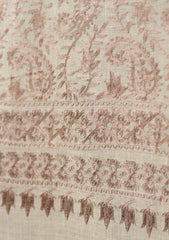 Pashmina Ari Work Shawl D - 202 - Skin