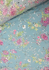 Fancy Net Embroidered Stone Work - ASPL#16