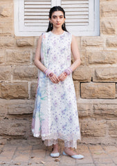 Lawn - Cross Stitch - Eid Unstitched 25 - FLORAL HAZE