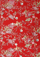 Fancy Net Embroidered Stone Work - ASPL#17