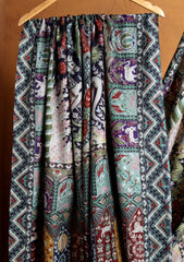 Pashmina Qalamkari Jaaldar Ari Work Shawl D#13 - Multi