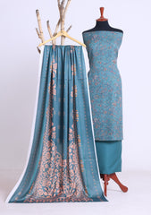 Winter - Rubaaiyat - D Prints - Marina 26 - Wool Shawl - RPM#15 - Zink