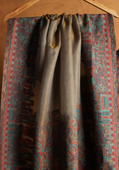 Pashmina Jamawar Shawl D#115 - Brown