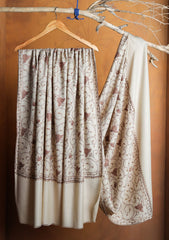 Pashmina Kashmiri Border Shawl D#132 - L Skin